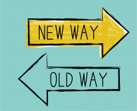 new way old way